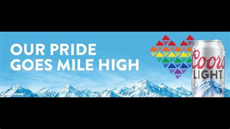 coors lite lgbtq|Coors Light embraces Denver Pride Parade despite potential。